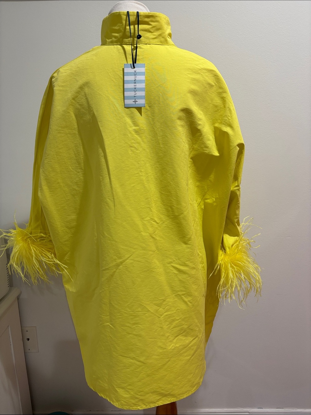 Tuckernuck Yellow Feather-Trim Tunic - Picture 3 of 9